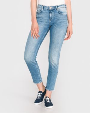 Slim fit pre ženy Scotch & Soda - modrá