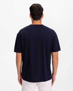 Tričká s krátkym rukávom pre mužov Scotch & Soda - modrá galéria