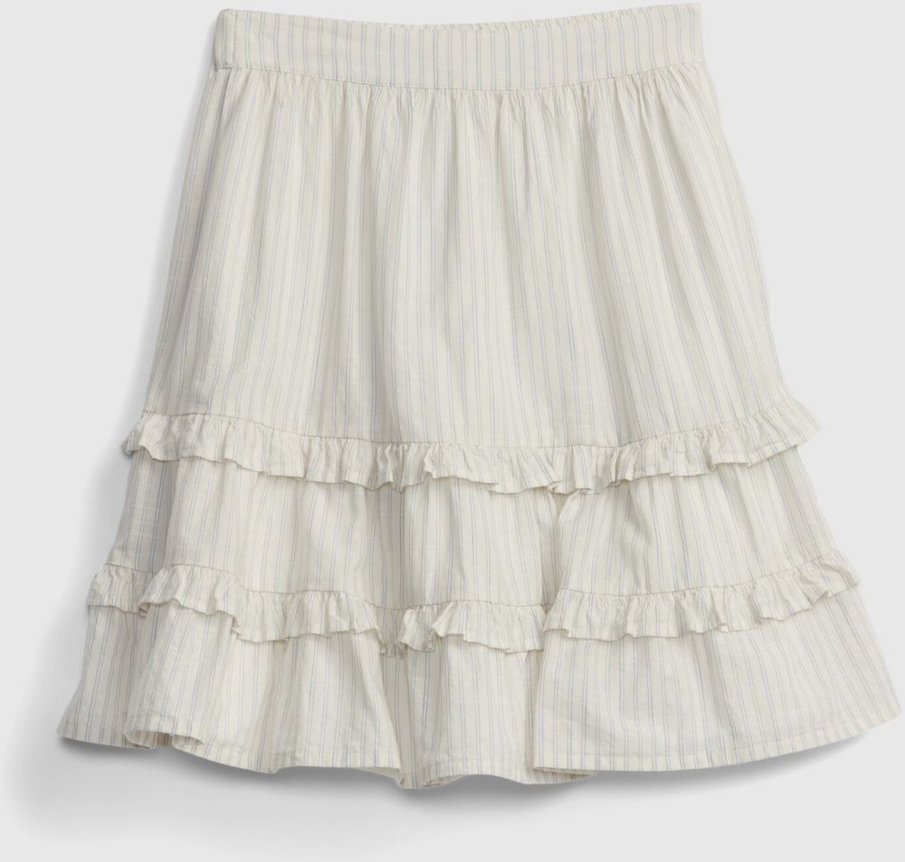 GAP MTHR Stripe Sukňa detská Biela