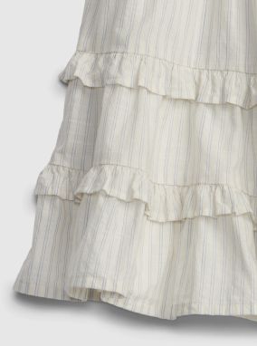 GAP MTHR Stripe Sukňa detská Biela galéria
