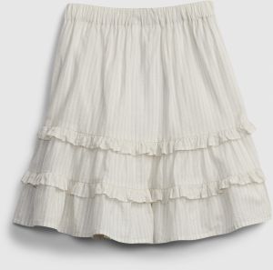 GAP MTHR Stripe Sukňa detská Biela galéria