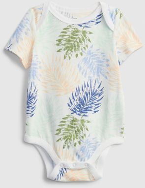 Baby body organic mix and match print bodysuit Farebná