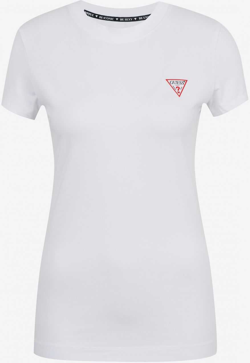 Tričká s krátkym rukávom pre ženy Guess - biela