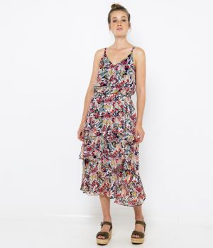 Letné a plážové šaty pre ženy CAMAIEU - ružová