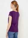 Tričká s krátkym rukávom pre ženy CAMAIEU - fialová galéria