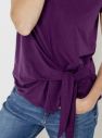 Tričká s krátkym rukávom pre ženy CAMAIEU - fialová galéria