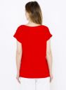 Tričká s krátkym rukávom pre ženy CAMAIEU - červená galéria