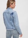 GAP modré džínsová bunda icon denim jacket galéria