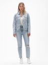 GAP modré džínsová bunda icon denim jacket galéria