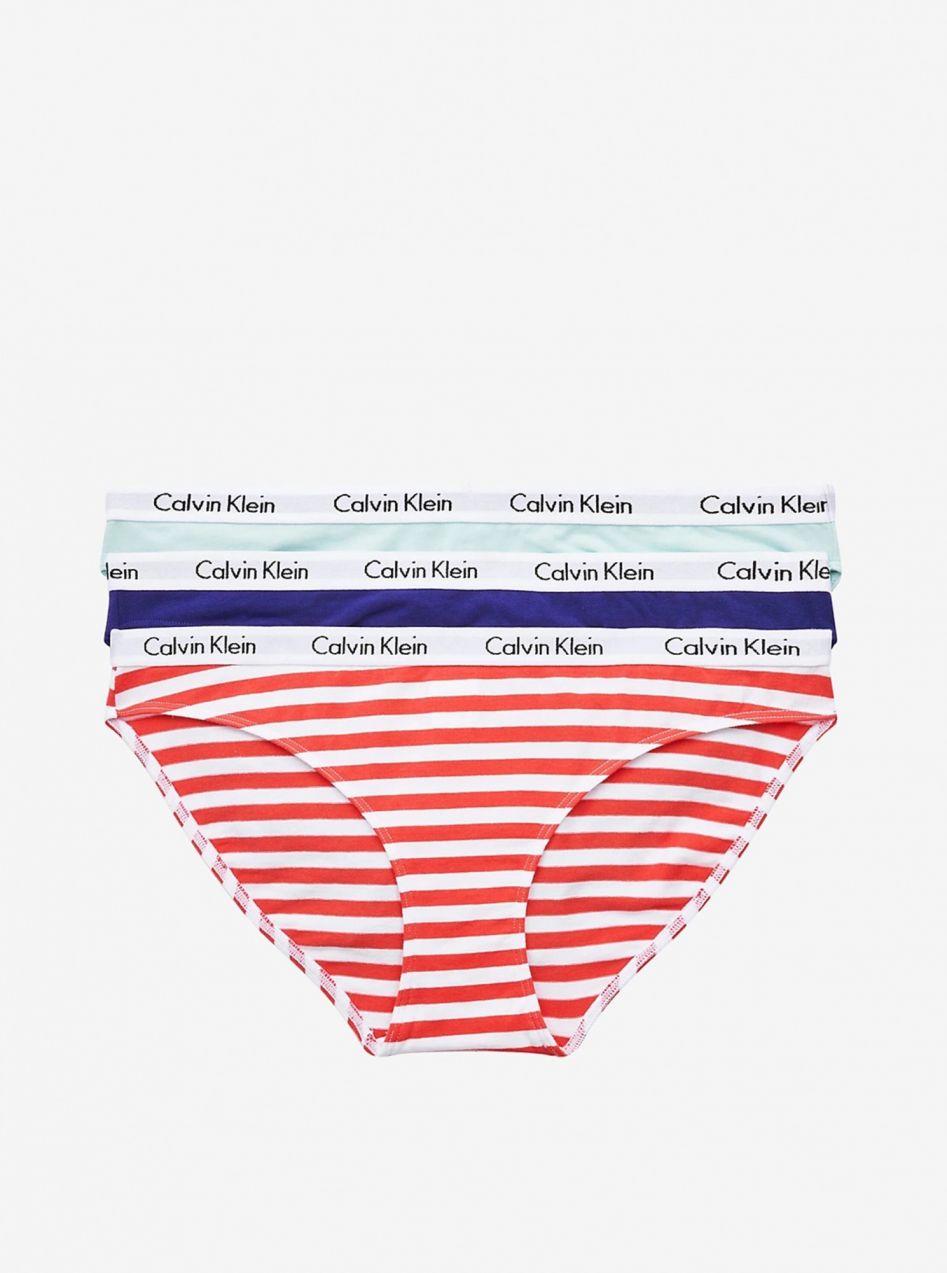 Calvin Klein farebný 3 pack nohavičiek