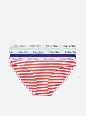 Calvin Klein farebný 3 pack nohavičiek