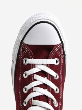 Vínové unisex členkové tenisky s logom Converse Chuck Taylor All Star Seasonal galéria