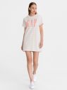 GAP biele pruhované šaty Logo T-shirt Dress galéria