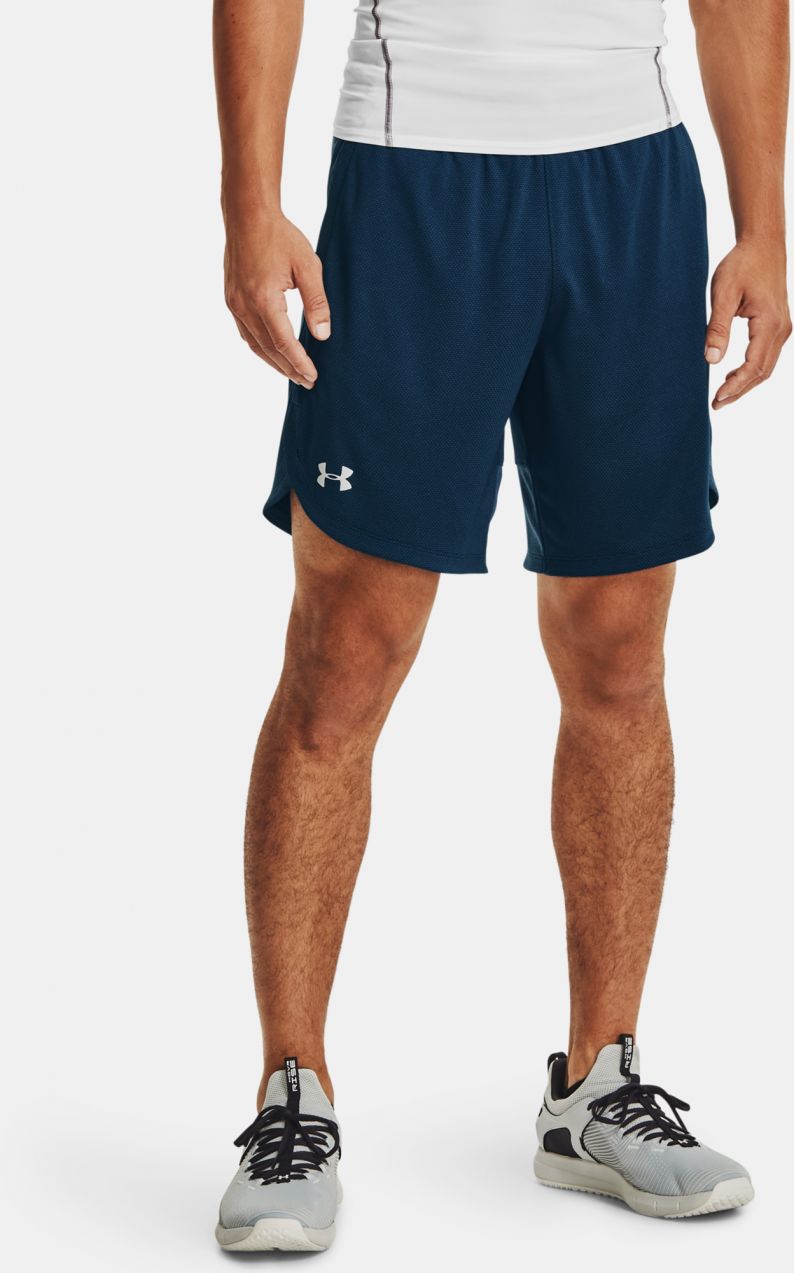 Kraťasy Under Armour UA Knit Training Shorts- tmavo modrá