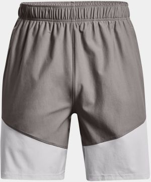 Under Armour Woven Hybrid Kraťasy Šedá