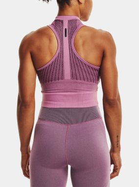 Under Armour RUSH™ Seamless Crop top Ružová galéria