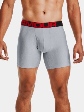 Šedé boxerky Under Armour UA Tech 6in 2 Pack