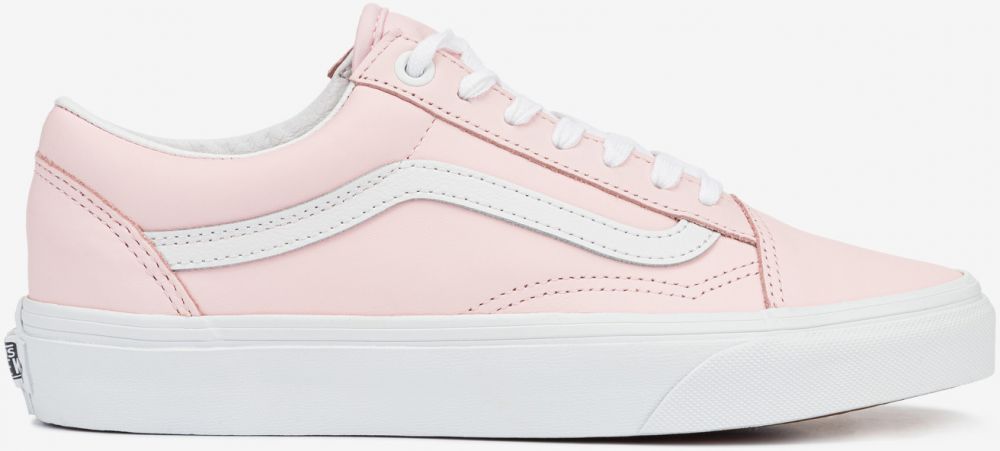 Vans ružové kožené tenisky Old Skool