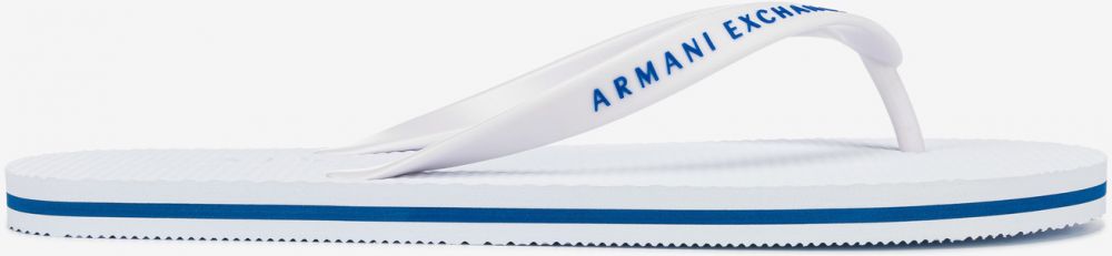 Armani Exchange biele pánske žabky