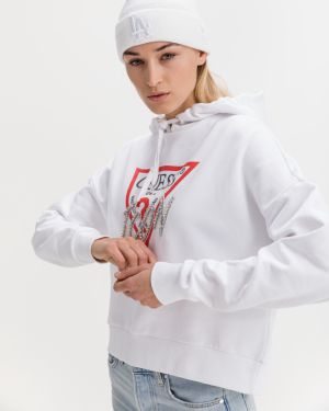 Guess biele dámska mikina Icon Logo galéria
