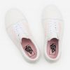 Ružovo-biele pánske kožené topánky VANS Old Skool galéria