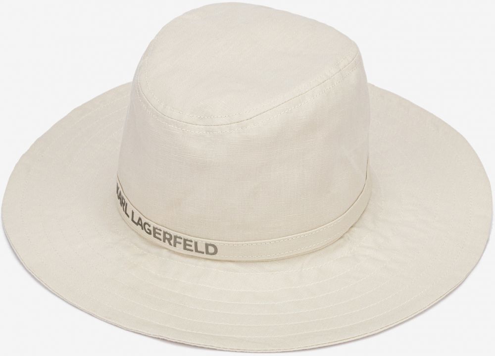 Čiapky, čelenky, klobúky pre ženy KARL LAGERFELD - biela