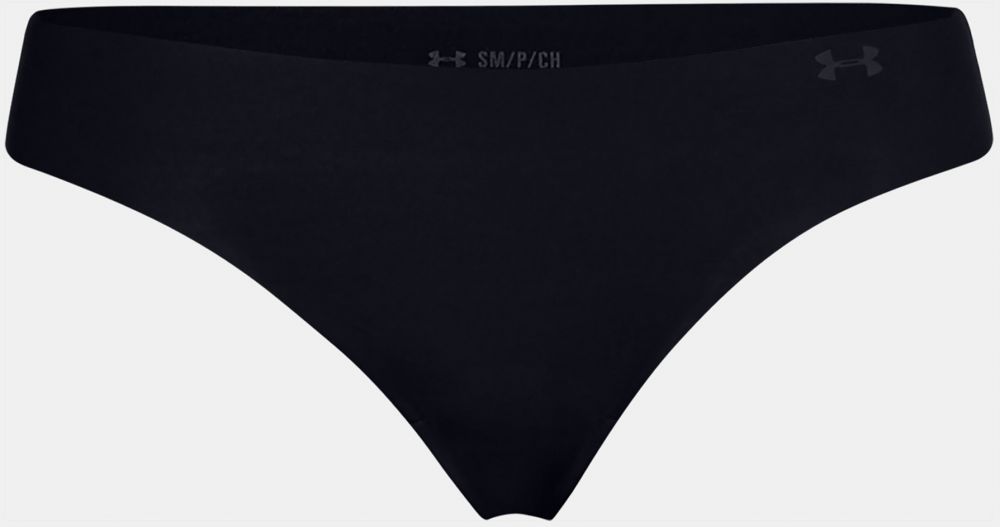 Sada troch čiernych tielok Pure Stretch Under Armour