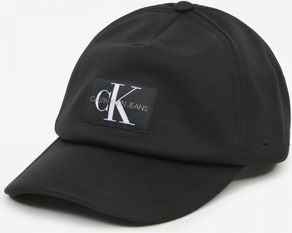 Calvin Klein čierna šiltovka Monogram Winter