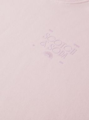 Svetlo ružová dámska mikina Scotch & Soda galéria