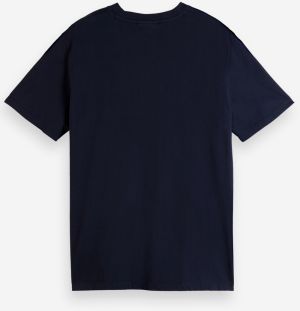 Tmavomodré pánske tričko Scotch & Soda galéria