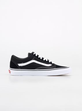 Čierno-biele tenisky so semišovými detailmi VANS Old Skool galéria