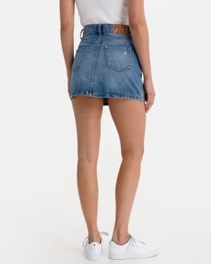 Pepe Jeans Rachel Sukňa Modrá galéria