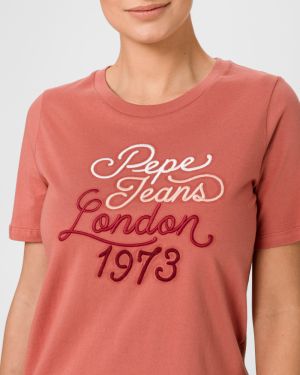 Pepe Jeans Lola Tričko Oranžová galéria