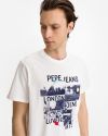 Pepe Jeans Miles Tričko Biela galéria