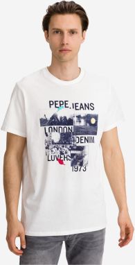 Pepe Jeans Miles Tričko Biela