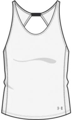 Tielko Under Armour UA Fly By Tank-WHT galéria