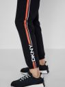 Nohavice pre ženy DKNY - čierna, oranžová, biela galéria