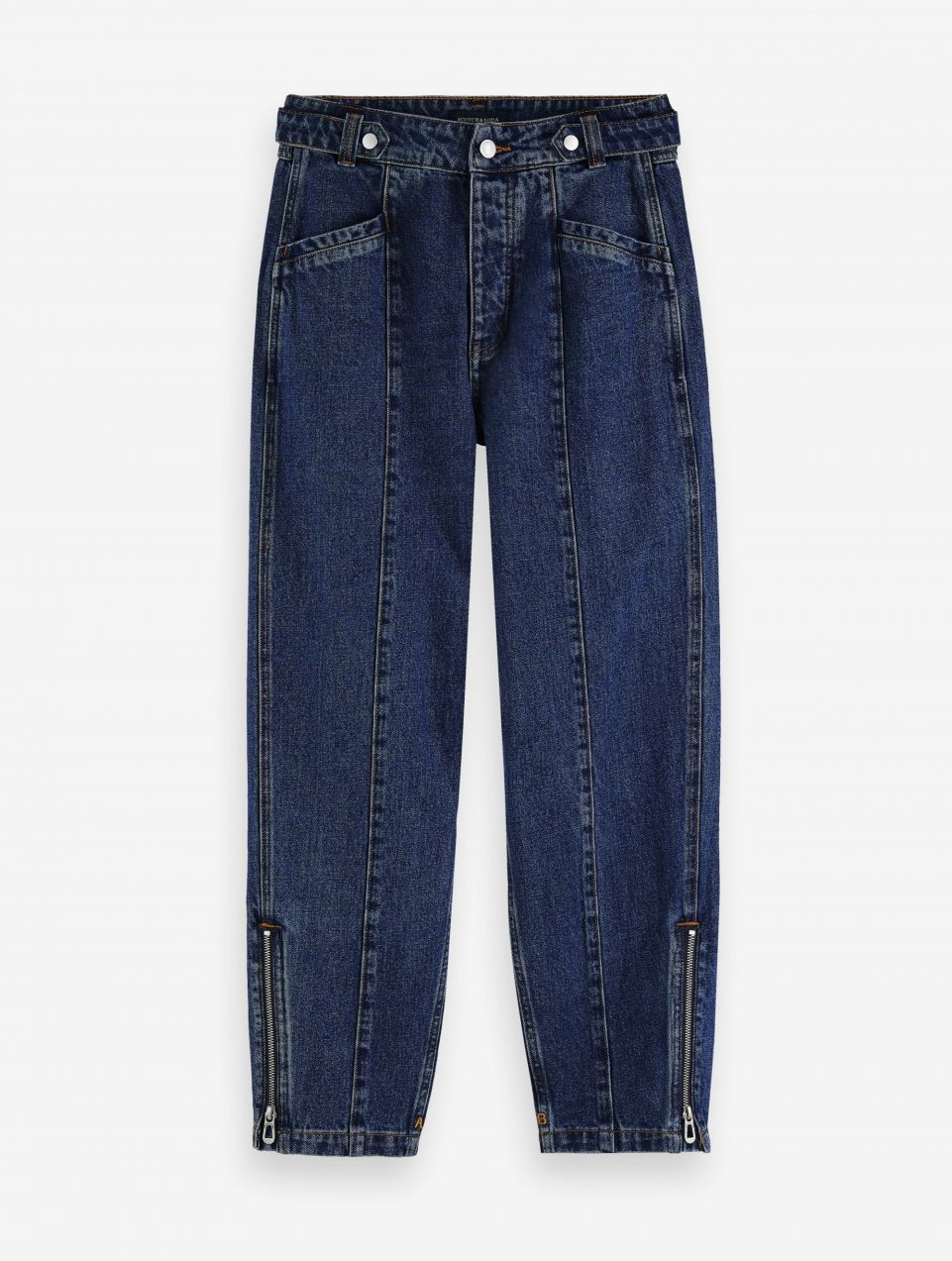 Modré dámske straight fit rifle Scotch & Soda