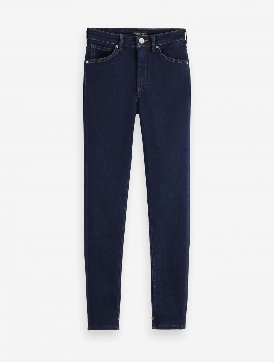 Tmavomodré dámske slim fit rifle Scotch & Soda
