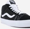 Bielo-čierne pánske semišové topánky VANS Mid Skool galéria