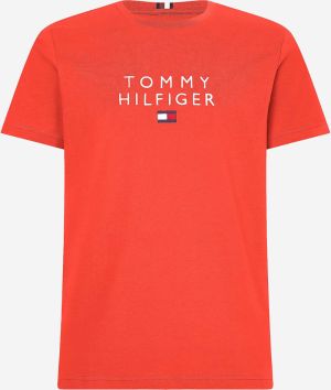 Tričká s krátkym rukávom pre mužov Tommy Hilfiger - oranžová galéria
