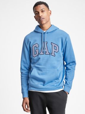 Mikina GAP Logo hoodie Modrá