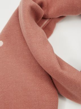 Krémovo-koralový dámsky šál Tommy Hilfiger Feminine Brushed galéria