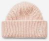 Svetloružová dámska rebrovaná čiapka s prímesou vlny z alpaky Tommy Hilfiger Effortless Beanie galéria