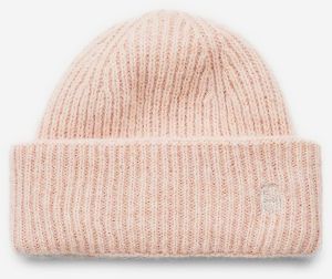 Svetloružová dámska rebrovaná čiapka s prímesou vlny z alpaky Tommy Hilfiger Effortless Beanie galéria