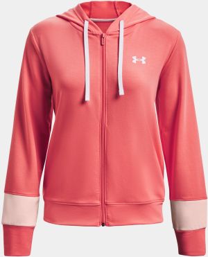 Mikina Under Armour Rival Terry CB FZ Hoodie - oranžová