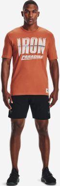 Tričká s krátkym rukávom pre mužov Under Armour - oranžová galéria