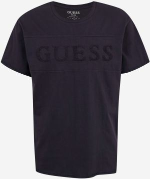 Tmavomodré pánske tričko Guess galéria