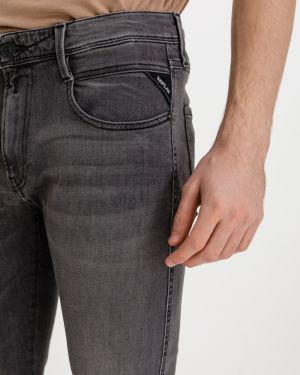 Slim fit pre mužov Replay - sivá galéria