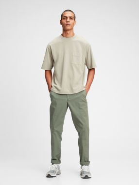 GAP zelené pánske nohavice Slim Pull